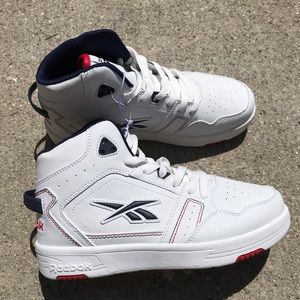 NWOT Boys Reebok Classic White High Top Sneaker